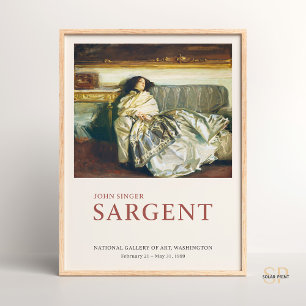 John Singer Sargent Nonchaloir Repose Malerei Art Poster
