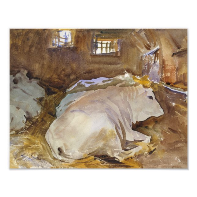 John Singer Sargent - Oxen Fotodruck (Vorne)