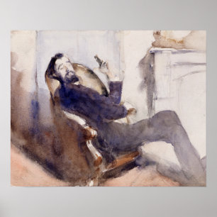 John Singer Sargent - Portrait von Paul-Cesar Hell Poster