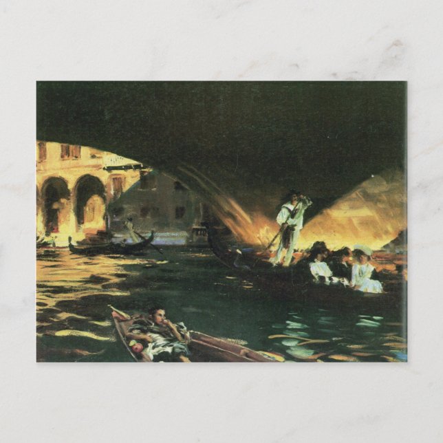 John Singer Sargent - Rialto Postkarte (Vorderseite)