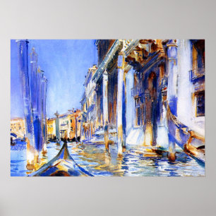 John Singer Sargent Rio dell’Angelo Venice Poster