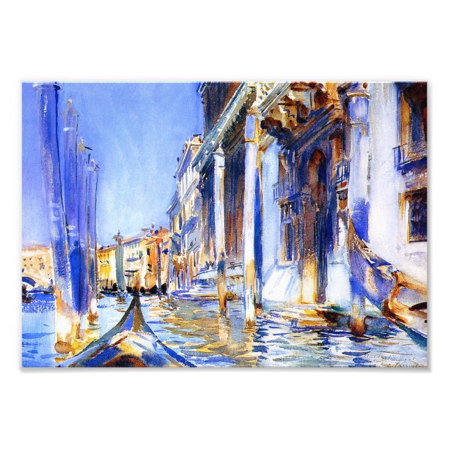 John Singer Sargent Rio dell’Angelo Venice Print Fotodruck (Vorne)