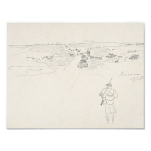 John Singer Sargent - Road at Peronne Fotodruck