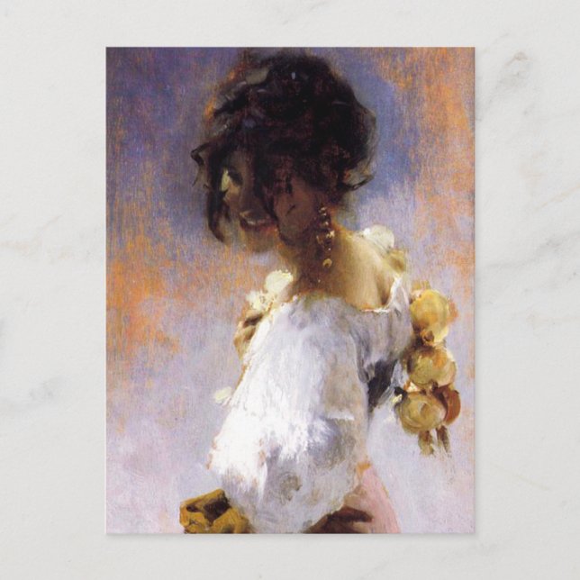 John Singer Sargent Rosina Postcard Postkarte (Vorderseite)