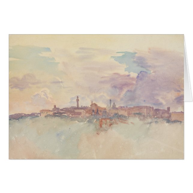 John Singer Sargent - Siena (Vorderseite (Horizontal))