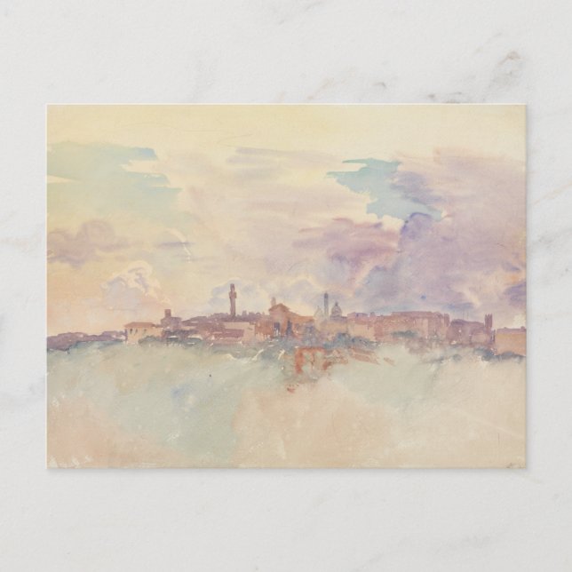 John Singer Sargent - Siena Postkarte (Vorderseite)