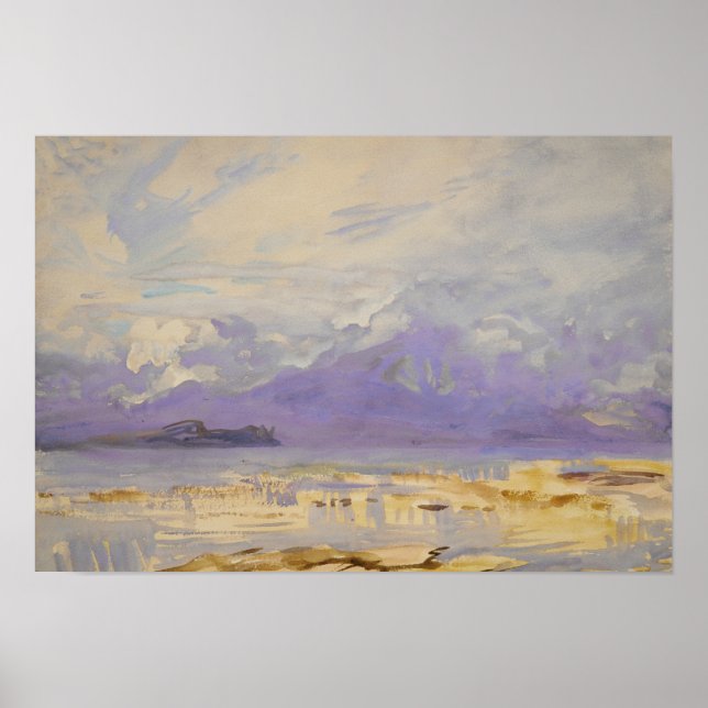John Singer Sargent - Sirmione Poster (Vorne)