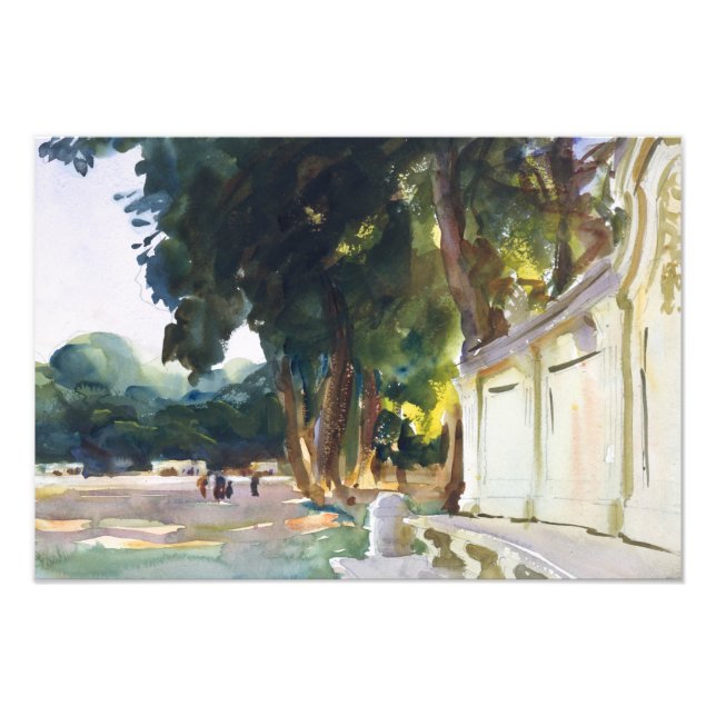 John Singer Sargent - Spanish Midday, Aranjuez Fotodruck (Vorne)