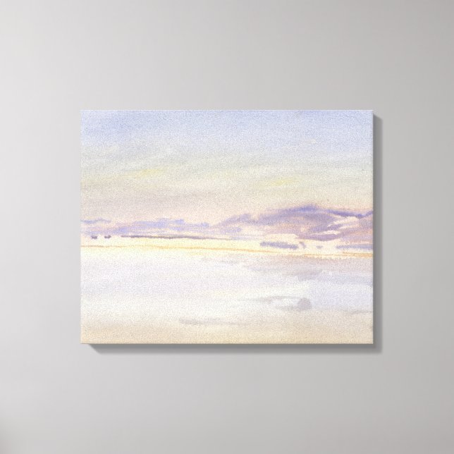 John Singer Sargent - Sunset at Sea Leinwanddruck (Vorderseite)