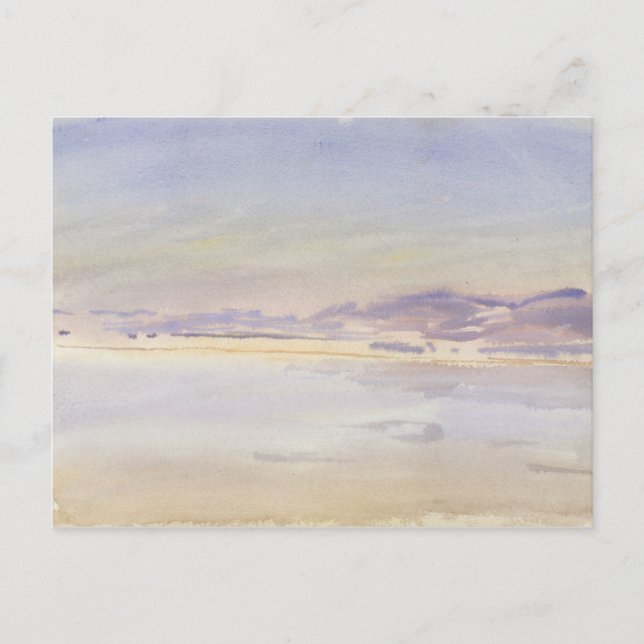 John Singer Sargent - Sunset at Sea Postkarte (Vorderseite)