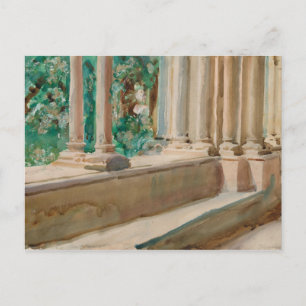 John Singer Sargent - Tarragona Terrasse und Garte Postkarte