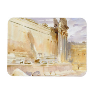 John Singer Sargent - Tempel Bacchus, Baalbek Magnet