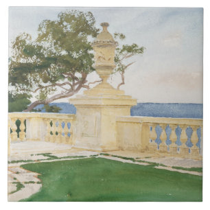 John Singer Sargent - Terrasse, Vizcaya Fliese