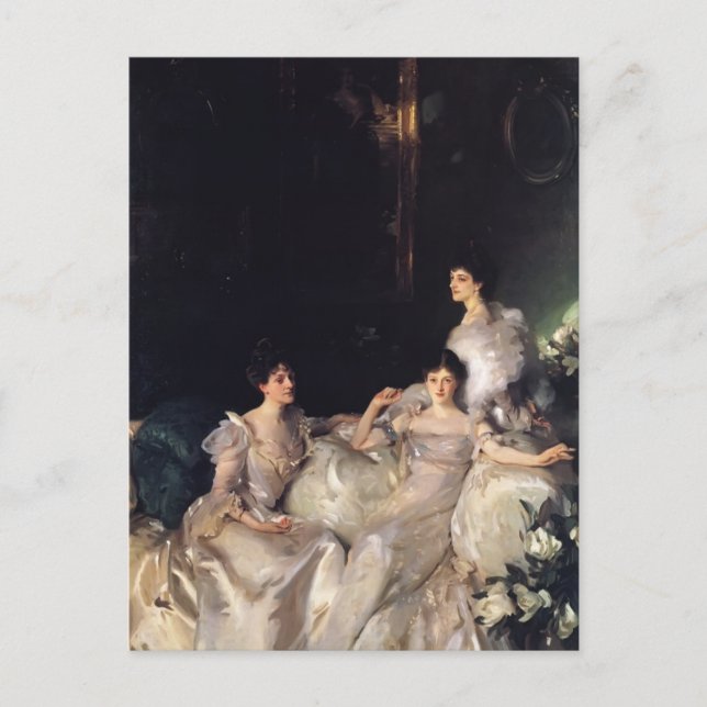 John Singer Sargent - The Wyndham Sisters Postkarte (Vorderseite)