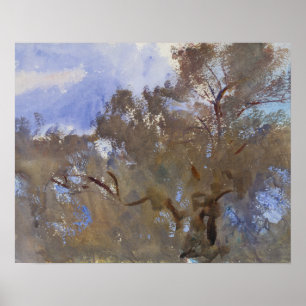 John Singer Sargent - Treetops against Sky Poster