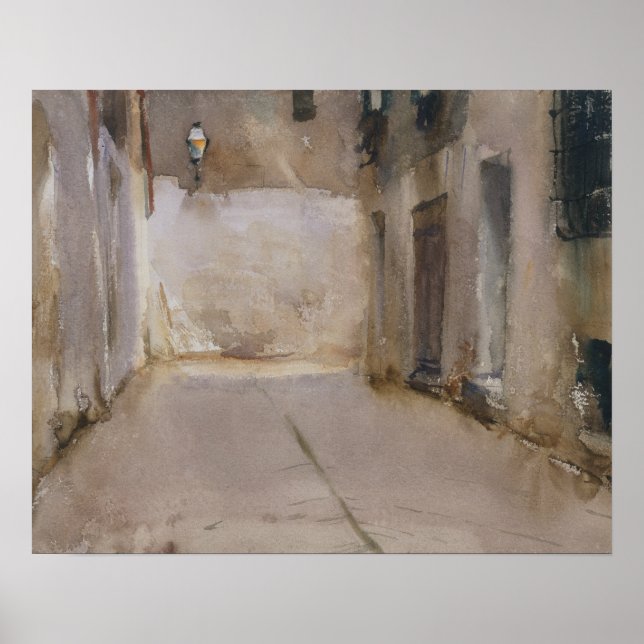 John Singer Sargent - Venice Poster (Vorne)