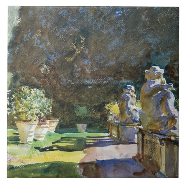 John Singer Sargent - Villa di Marlia, Lucca Fliese (Vorderseite)