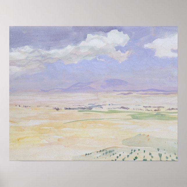 John Singer Sargent - Von Avila Poster (Vorne)