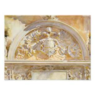 John Singer Sargent - Wappen von Charles V Fotodruck