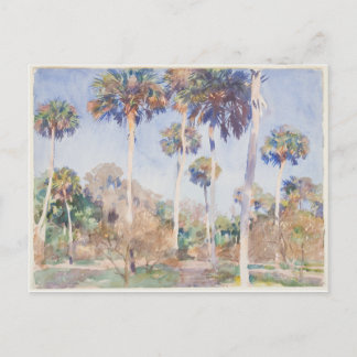 John Singer Sargent Watercolor - Palms Postkarte