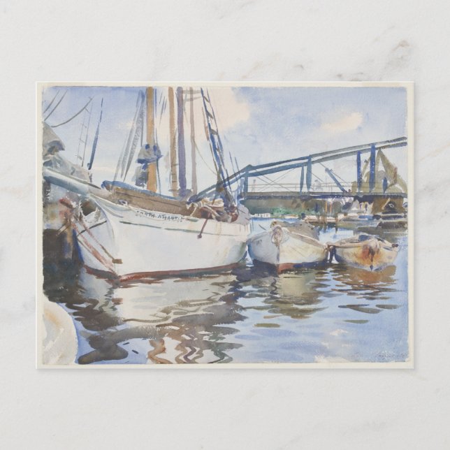 John Singer Sargent Watercolor - Seascape Postkarte (Vorderseite)