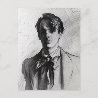 John Singer Sargent: William Butler Yeats Postkarte
