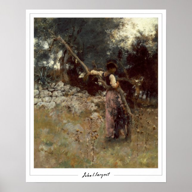 John Singer Sargent Zedign Art Poster #12-2 (Vorne)