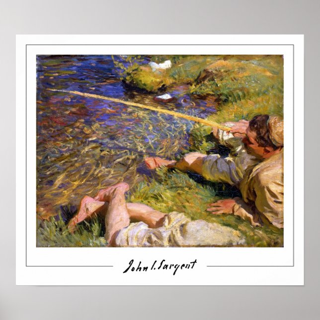 John Singer Sargent Zedign Art Poster #133 (Vorne)