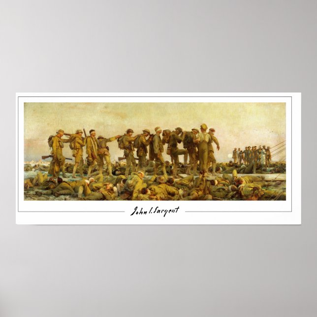 John Singer Sargent Zedign Art Poster #15-2 (Vorne)