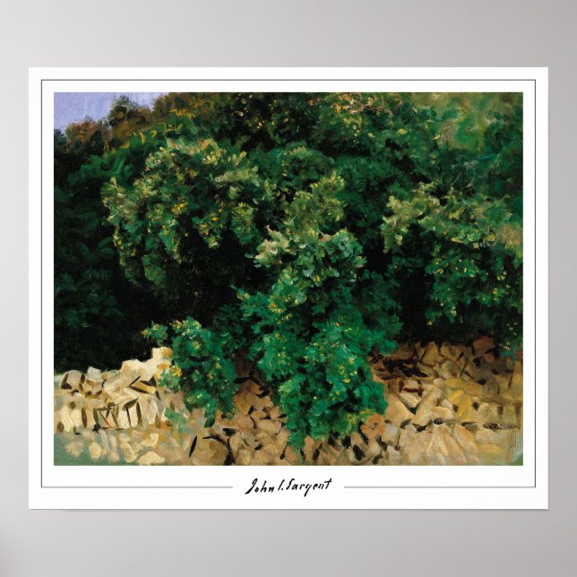 John Singer Sargent Zedign Art Poster #16 (Vorne)