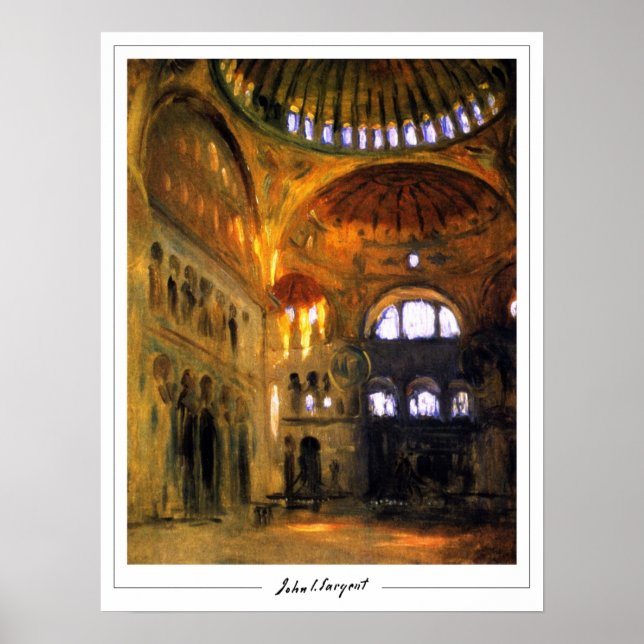 John Singer Sargent Zedign Art Poster #163-2 (Vorne)