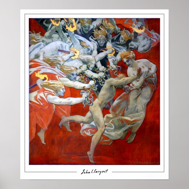 John Singer Sargent Zedign Art Poster #167-2 (Vorne)