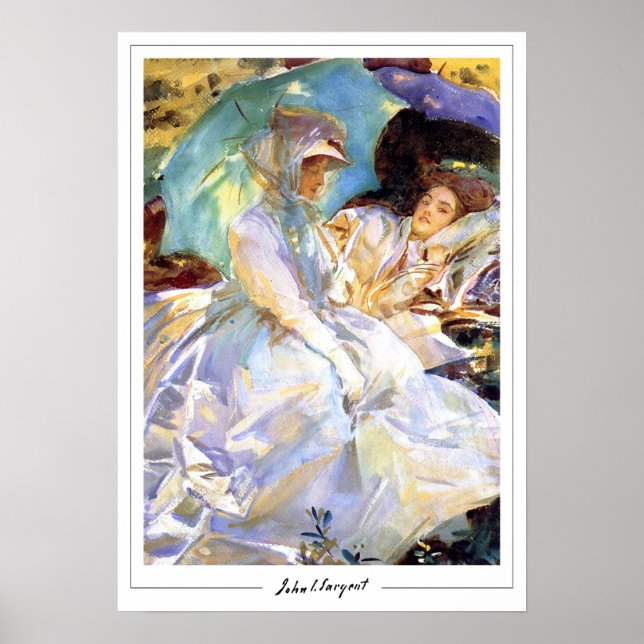 John Singer Sargent Zedign Art Poster #178 (Vorne)