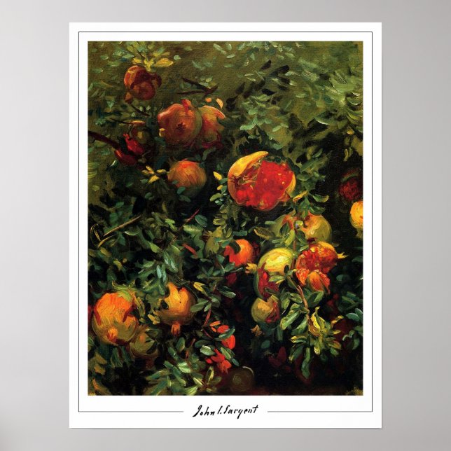 John Singer Sargent Zedign Art Poster #186-2 (Vorne)