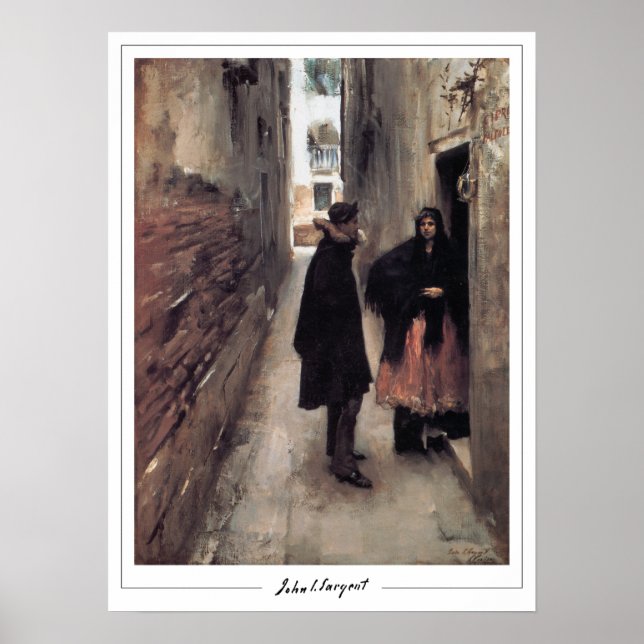 John Singer Sargent Zedign Art Poster #24-2 (Vorne)