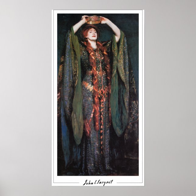 John Singer Sargent Zedign Art Poster #253 (Vorne)