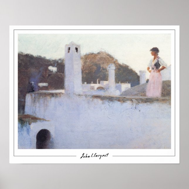 John Singer Sargent Zedign Art Poster #26 (Vorne)