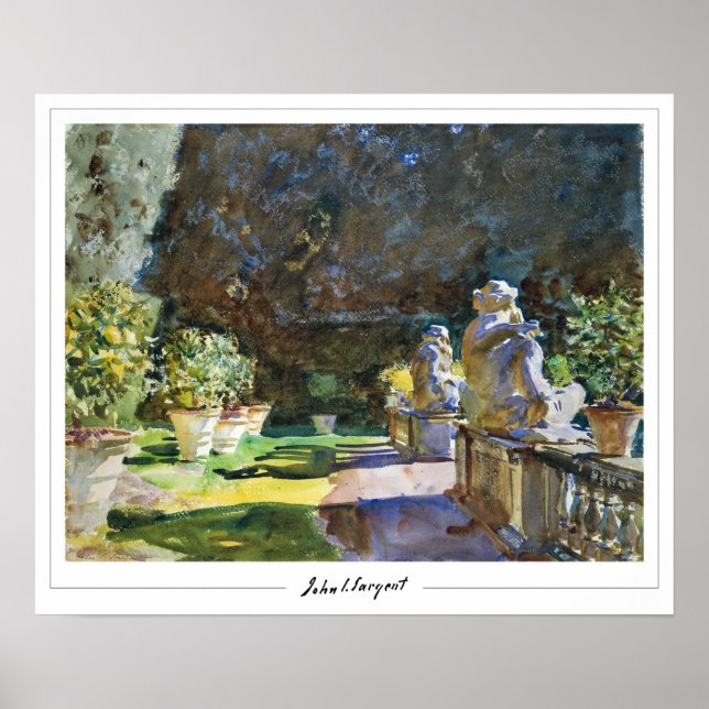 John Singer Sargent Zedign Art Poster #3-2 (Vorne)