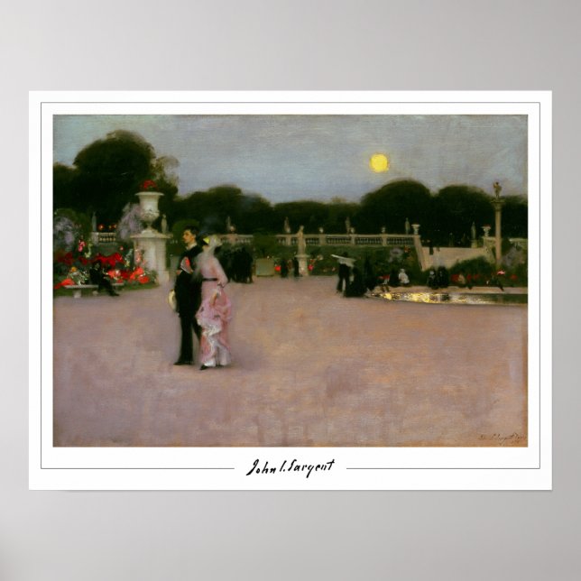 John Singer Sargent Zedign Art Poster #5-2 (Vorne)