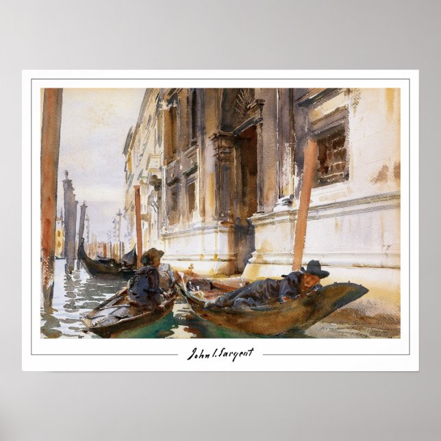 John Singer Sargent Zedign Art Poster #9-2 (Vorne)