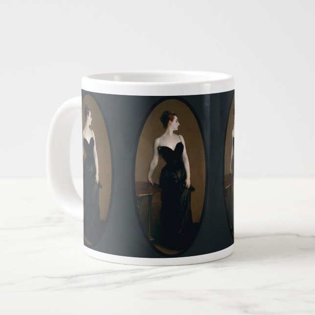John Singer Sargent's Portrait of Madame X Jumbo-Tasse (Vorderseite Links)