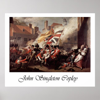 John Singleton Copley Battle of Jersey Poster