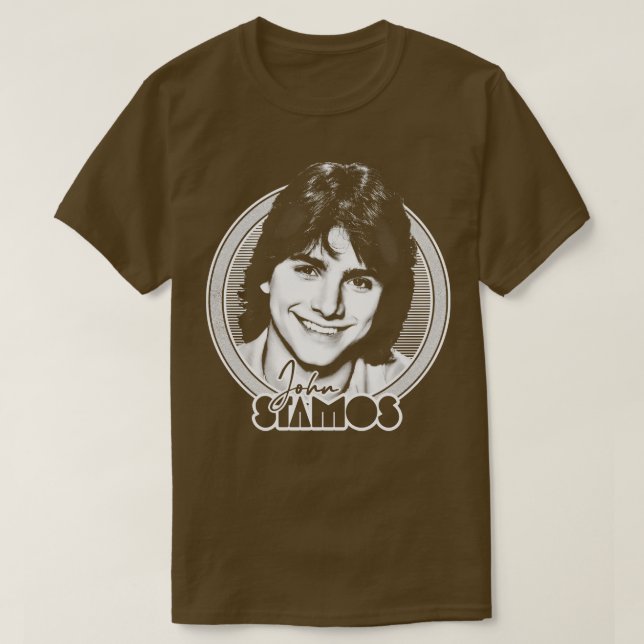 John Stamos Retro Fan Art 1 T-Shirt (Design vorne)