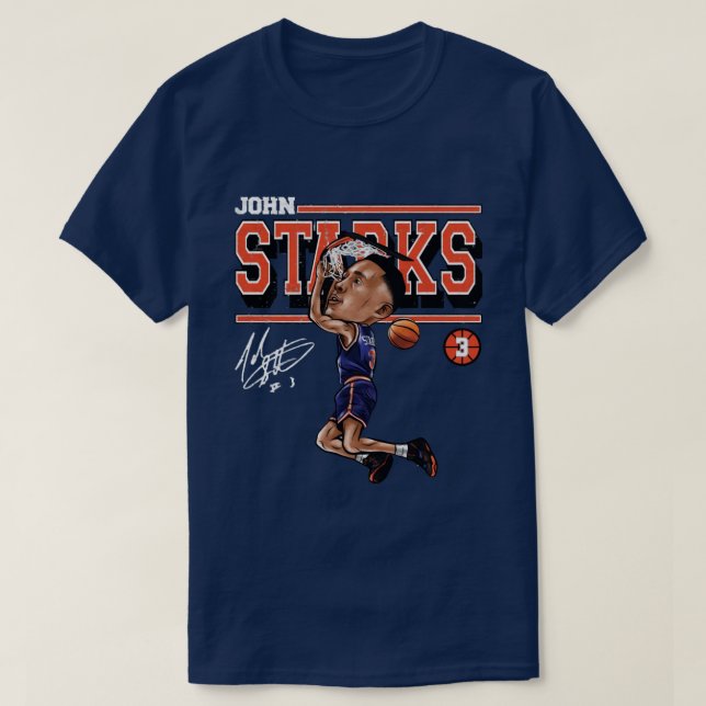 John Starks Cartoon T-Shirt (Design vorne)