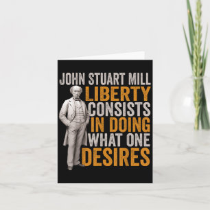 John Stuart Mill Philosopher Zitat Philosophie Stu Karte