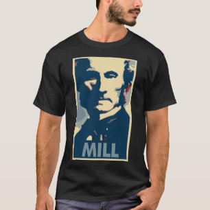 John Stuart Mill-Plakat-politische Parodie T-Shirt