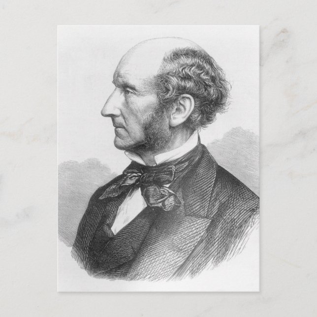 John Stuart Mill Postkarte (Vorderseite)