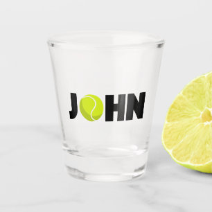 John Tennis Schnapsglas