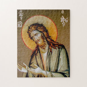 John the Baptist Orthodox Christlich Icon Puzzle