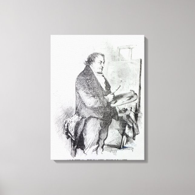 John Thomas Smith | Joseph Mallord William Turner Leinwanddruck (Vorderseite)